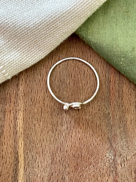 Nice Plain Thin Band Solid Sterling 925 Silver Ri… - image 4