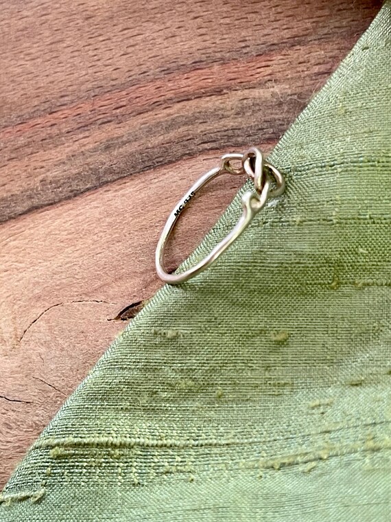 Treble Clef Solid Sterling 925 Silver Ring SIZE 5… - image 6