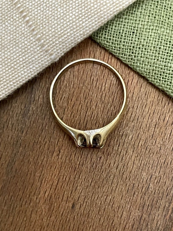 Large Red Ruby Gold Plated Solid Sterling 925 Sil… - image 2