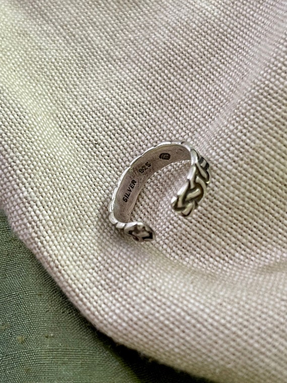 Nice Adjustable Celtic Solid Sterling 925 Silver … - image 5