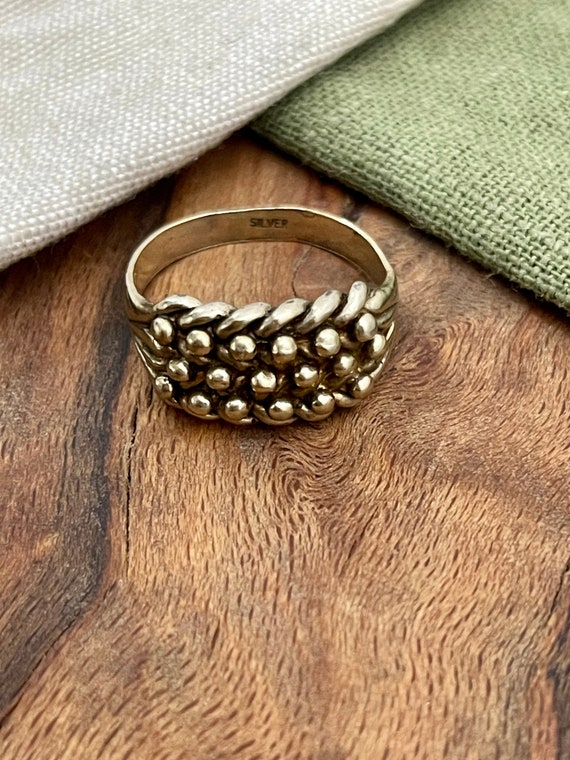 Large Gold Plated Beekeeper Solid Sterling 925 Si… - image 2