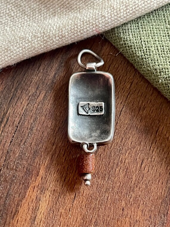 Everlasting Energy Boho Pendant Solid Sterling 92… - image 3