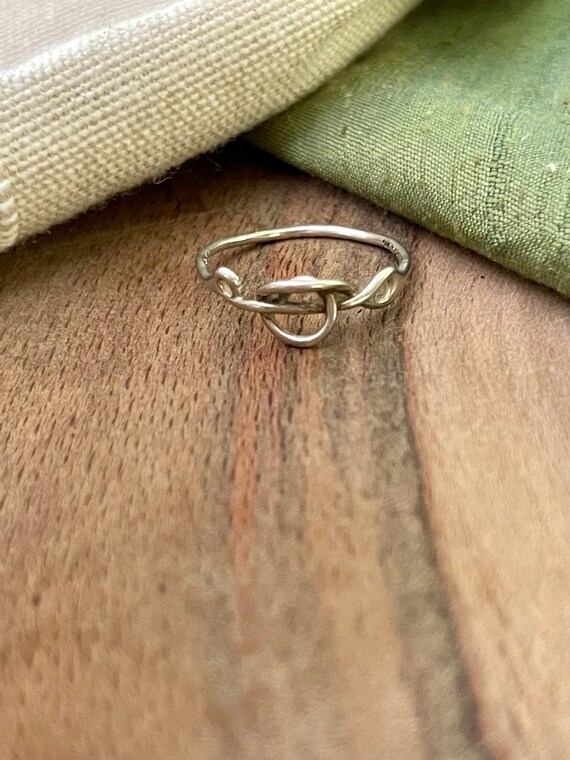 Treble Clef Solid Sterling 925 Silver Ring SIZE 5… - image 1