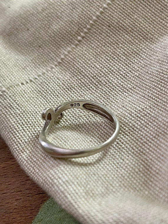 Nice Attachment Solid Sterling 925 Silver Ring SI… - image 5