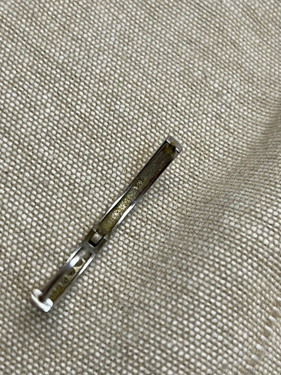 Large Sparkly Gem Earrings Solid Sterling 925 Sil… - image 4