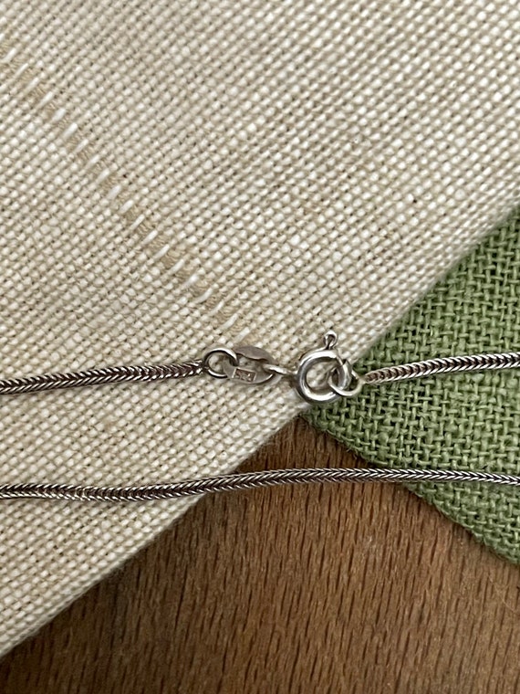 Light Box Rope Link Solid Sterling 925 Silver Bra… - image 2