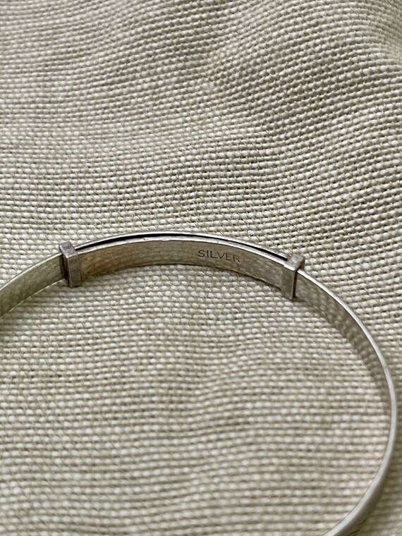 子供用バングルブレスレット スターリングシルバー 925 ヴィンテージ  