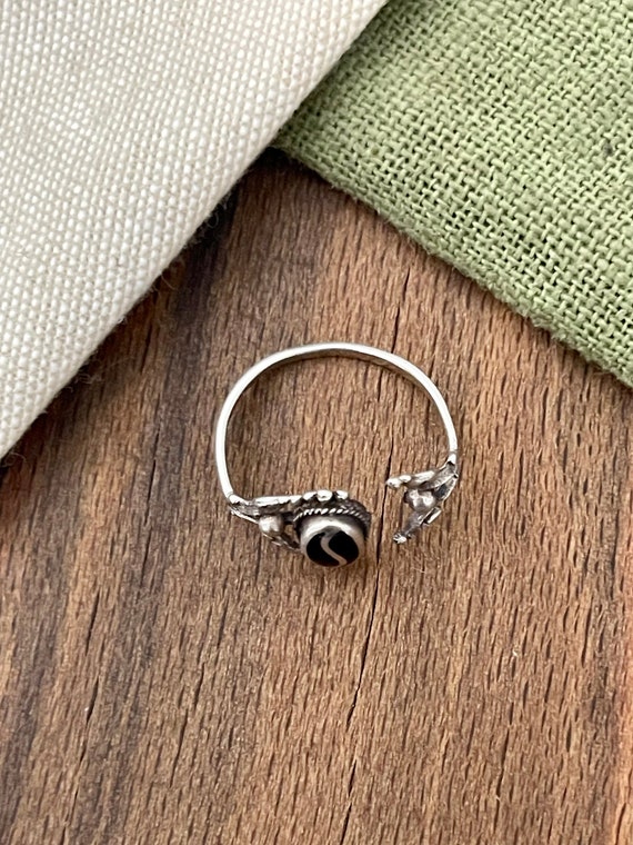 Yang and Yang Adjustable Solid Sterling 925 Silve… - image 3