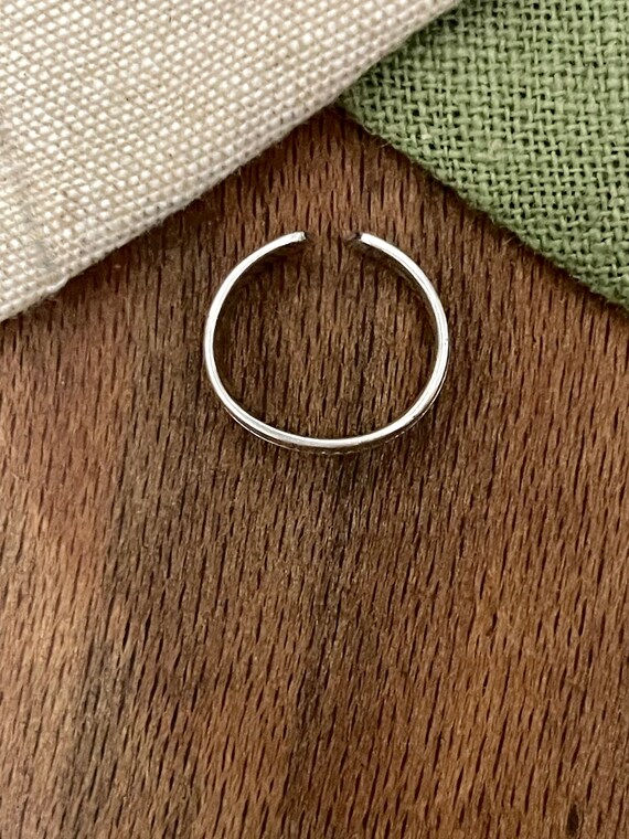 Adjustable Indian Boho Solid Sterling 925 Silver … - image 3