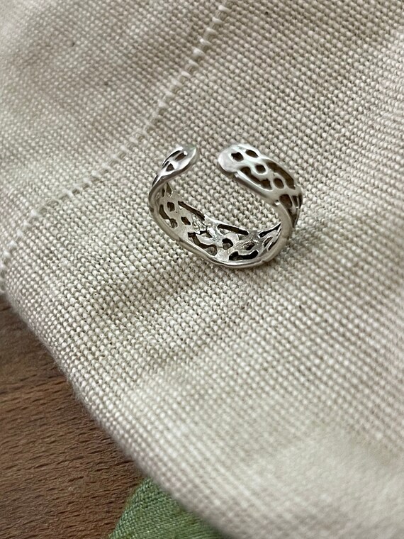 Nice Adjustable Celtic Solid Sterling 925 Silver … - image 5