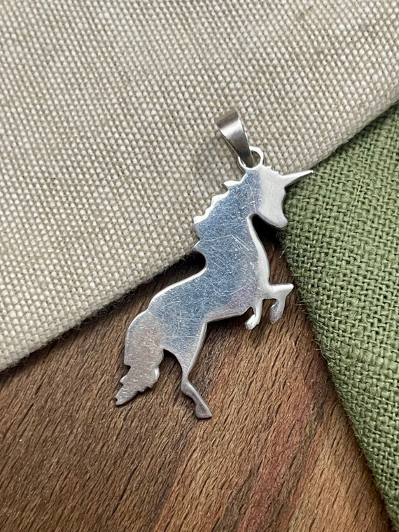 Unicorn Horse Charm Gift Pendent Solid 925 Sterli… - image 3