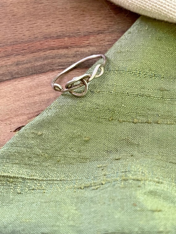 Treble Clef Solid Sterling 925 Silver Ring SIZE 5… - image 4