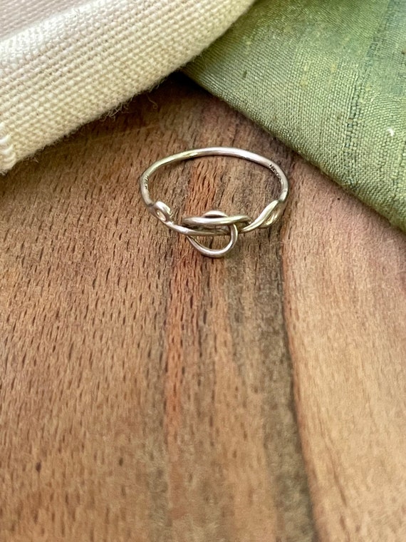 Treble Clef Solid Sterling 925 Silver Ring SIZE 5… - image 2