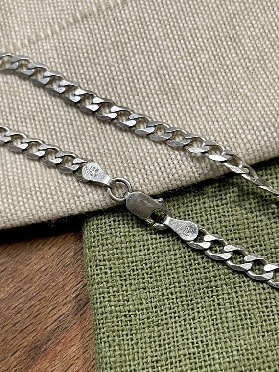 Nice Thin Delicate Curb Chain Solid Sterling 925 … - image 4