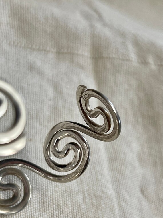 Nice Heavy Chunky Plain Torque Bangle Bracelet So… - image 5