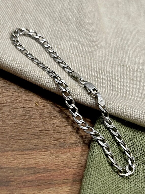 Nice Thin Delicate Curb Chain Solid Sterling 925 … - image 3