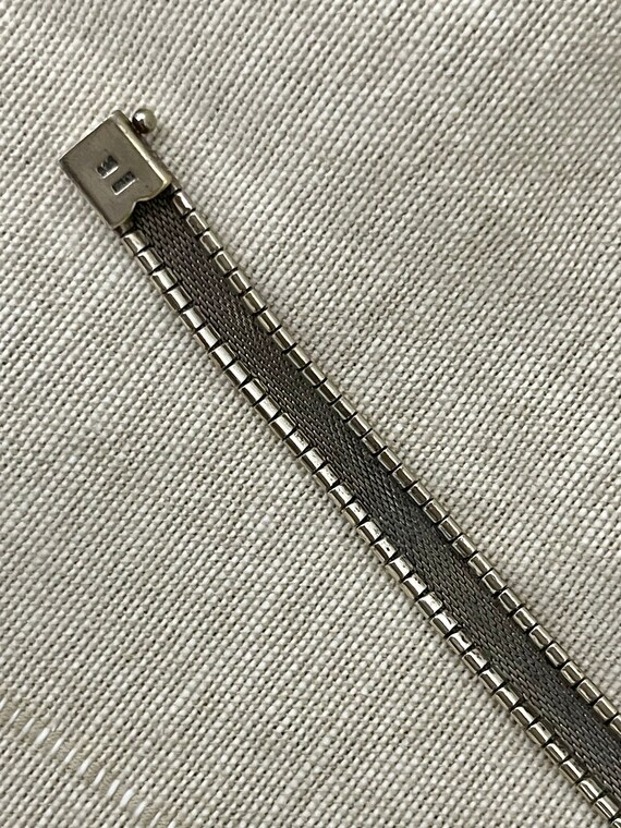 Wide Heavy Flat Snake Link Solid Sterling 925 Sil… - image 6