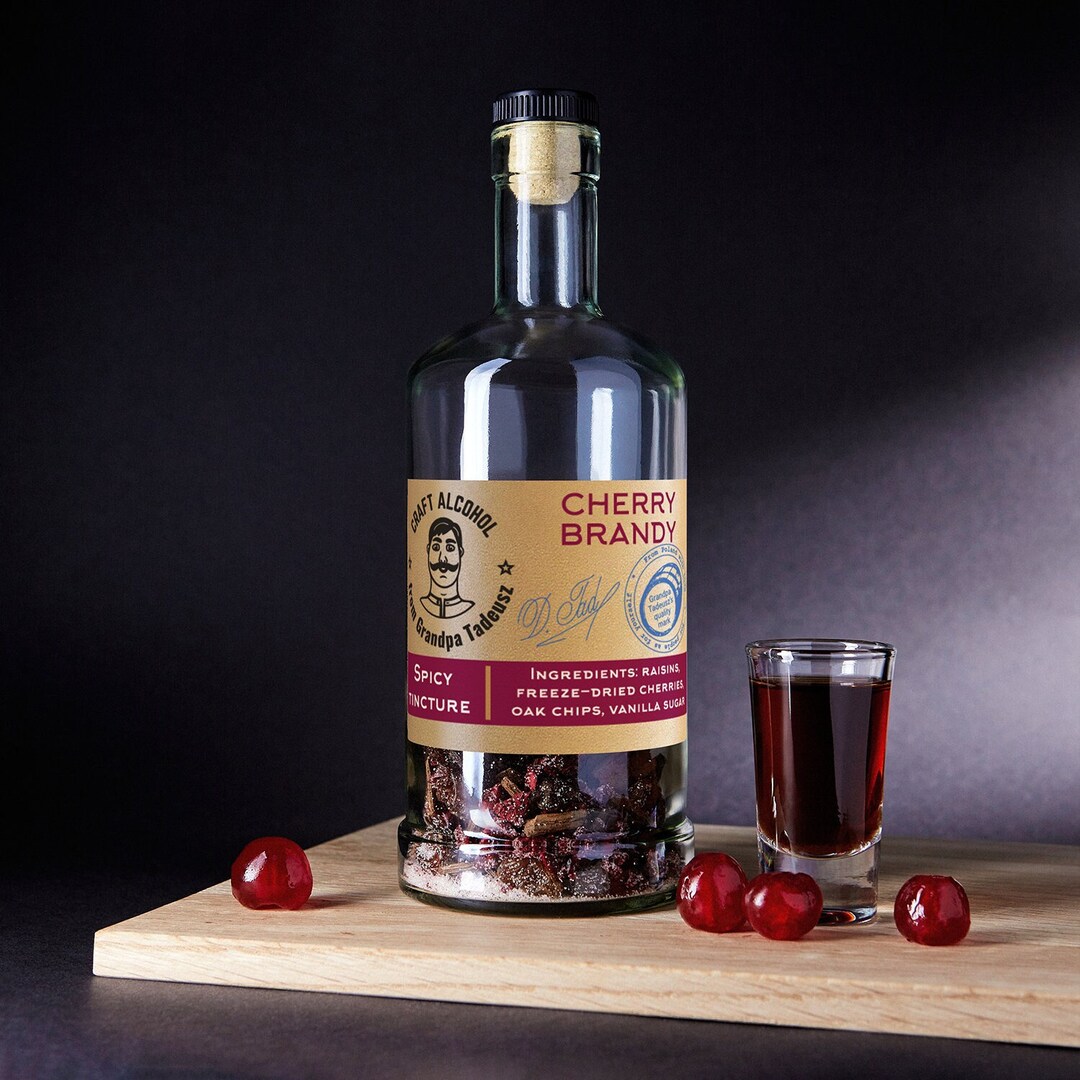 Cherry Brandy DIY Infusion Kit: Homemade Craft Spirits Gift - Etsy