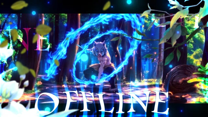 Inosuke Animated Screens Pack | Demon Slayer | Stream Pack - Etsy