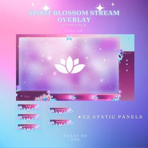 Spirit Blossom Graphic Pack | Overlay | Panels | League of Legends