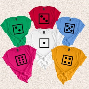 DICE Block numbers  Game kids  blocks school group  Halloween Costume Shirts, Game Cards Cosplay, Costume Halloween Group Shirts