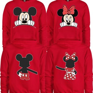 Hoodie Peekaboo  Celebrating Anniversary Disney  couples  matching valentine family matching Hoodie
