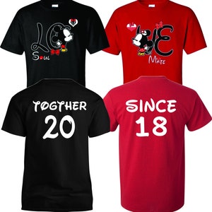 Spoiled , Brook , LOVE  Celebrating Anniversary Disney  couples  matching valentine family matching tshirt-