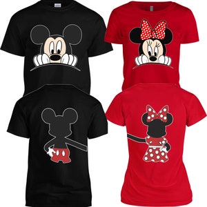 Peekaboo  Celebrating Anniversary Disney  couples  matching valentine family matching tshirt