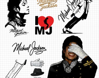 Michael Jackson King of Pop PNG-bundel, MJ Music Legend, MJ T-shirt wordt afgedrukt, sublimatie png, retro vintage afbeelding, digitale download