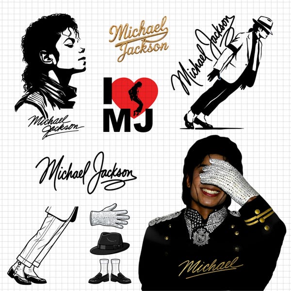 Michael Jackson King of Pop PNG Bundle, MJ Music Legend, Impressions de T-Shirt MJ, Sublimation Png, graphique vintage rétro, téléchargement numérique