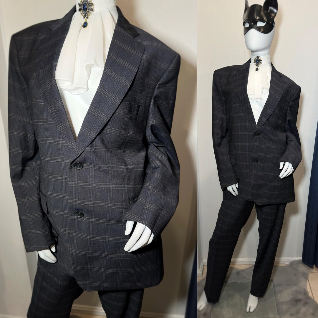 Luxury Vintage Baltman Y2K Suit — Italian Superfine Wool — Made in ...