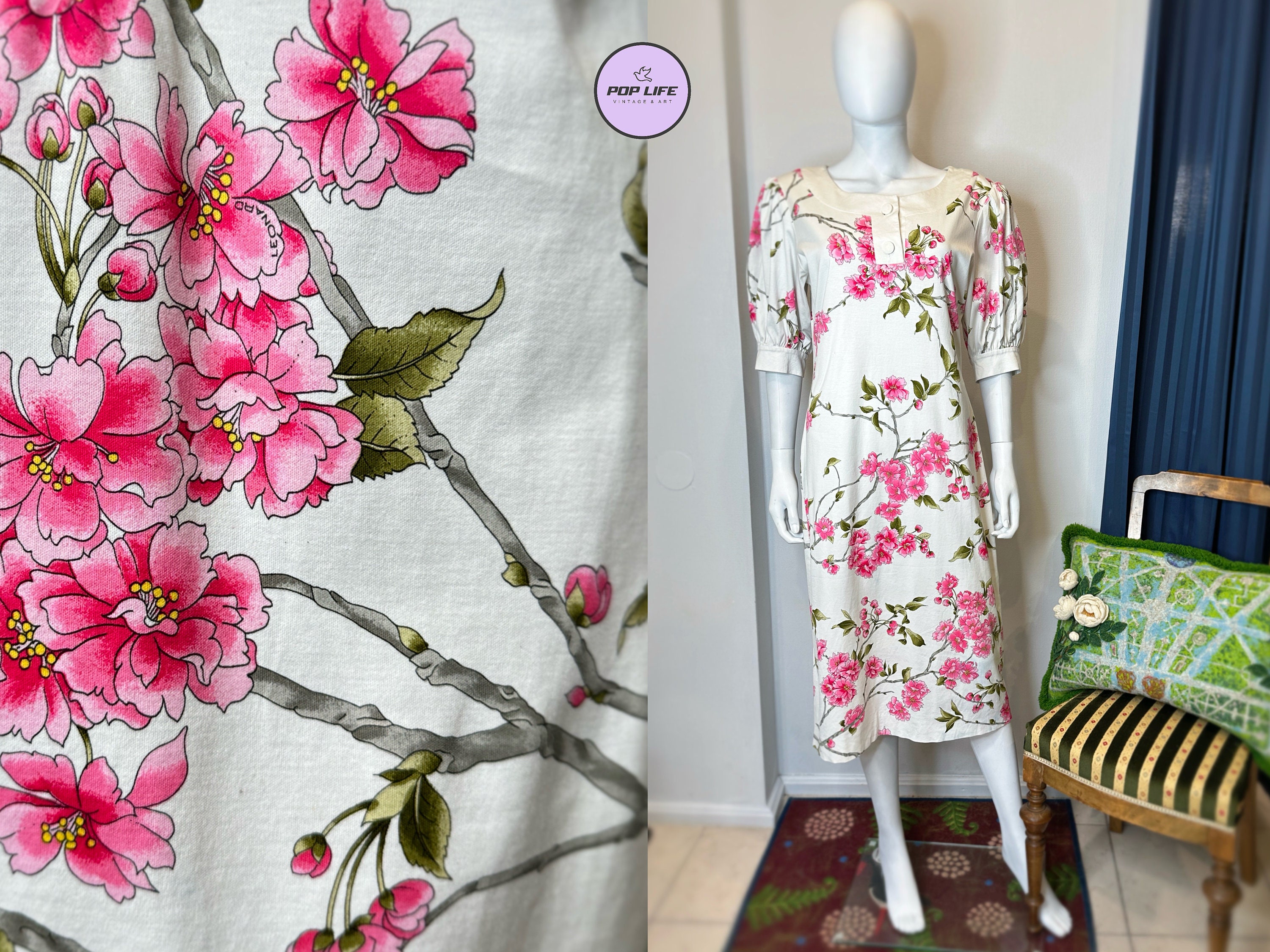 Vintage Leonard Paris Dress - Etsy Canada