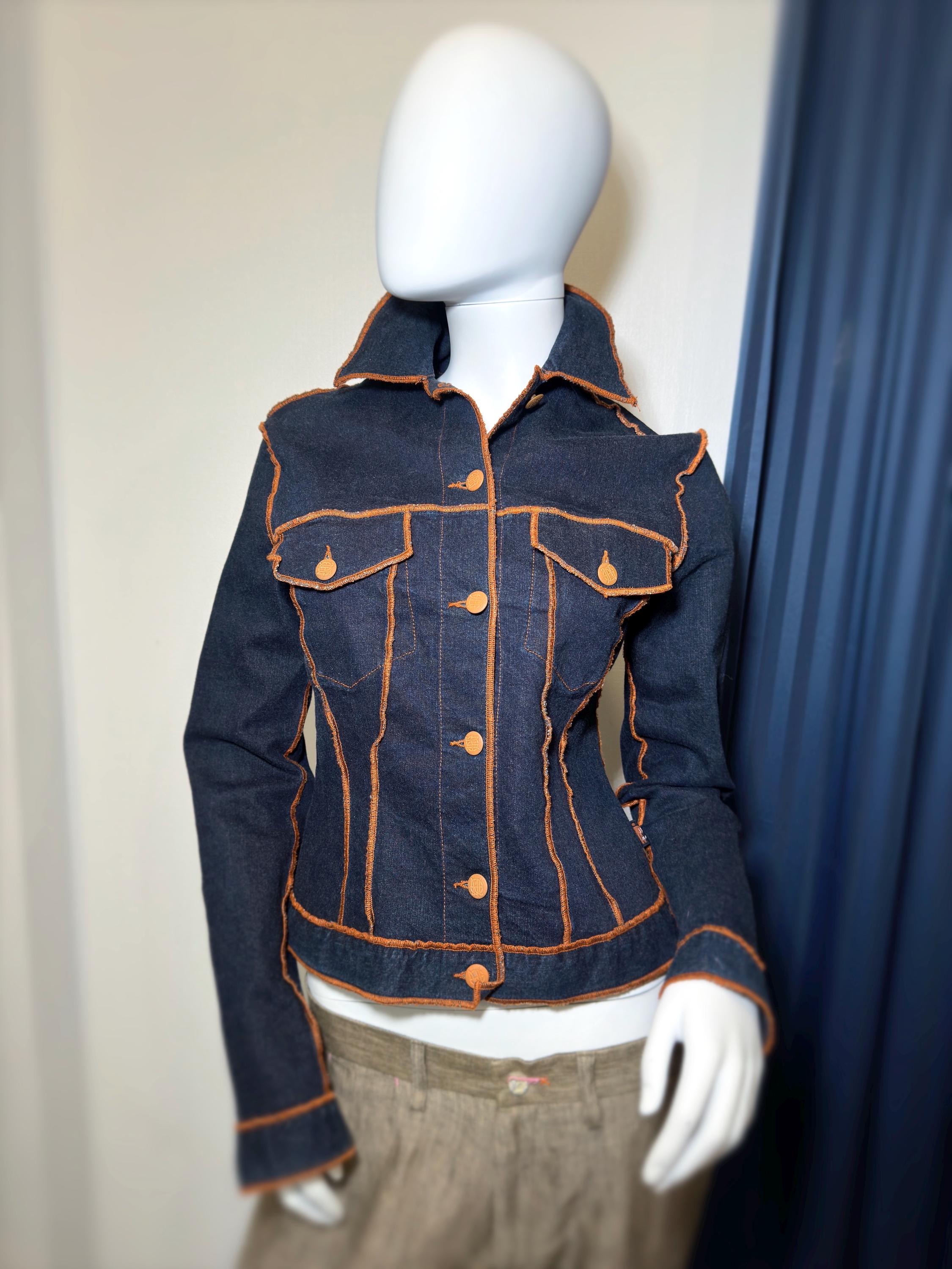 ジャケット・アウター 90s~ GAULTIER JEANS PARIS denim jacket Vintage Jean Paul Gaultier JPG Jean's Paris Denim Jacket | Fitted