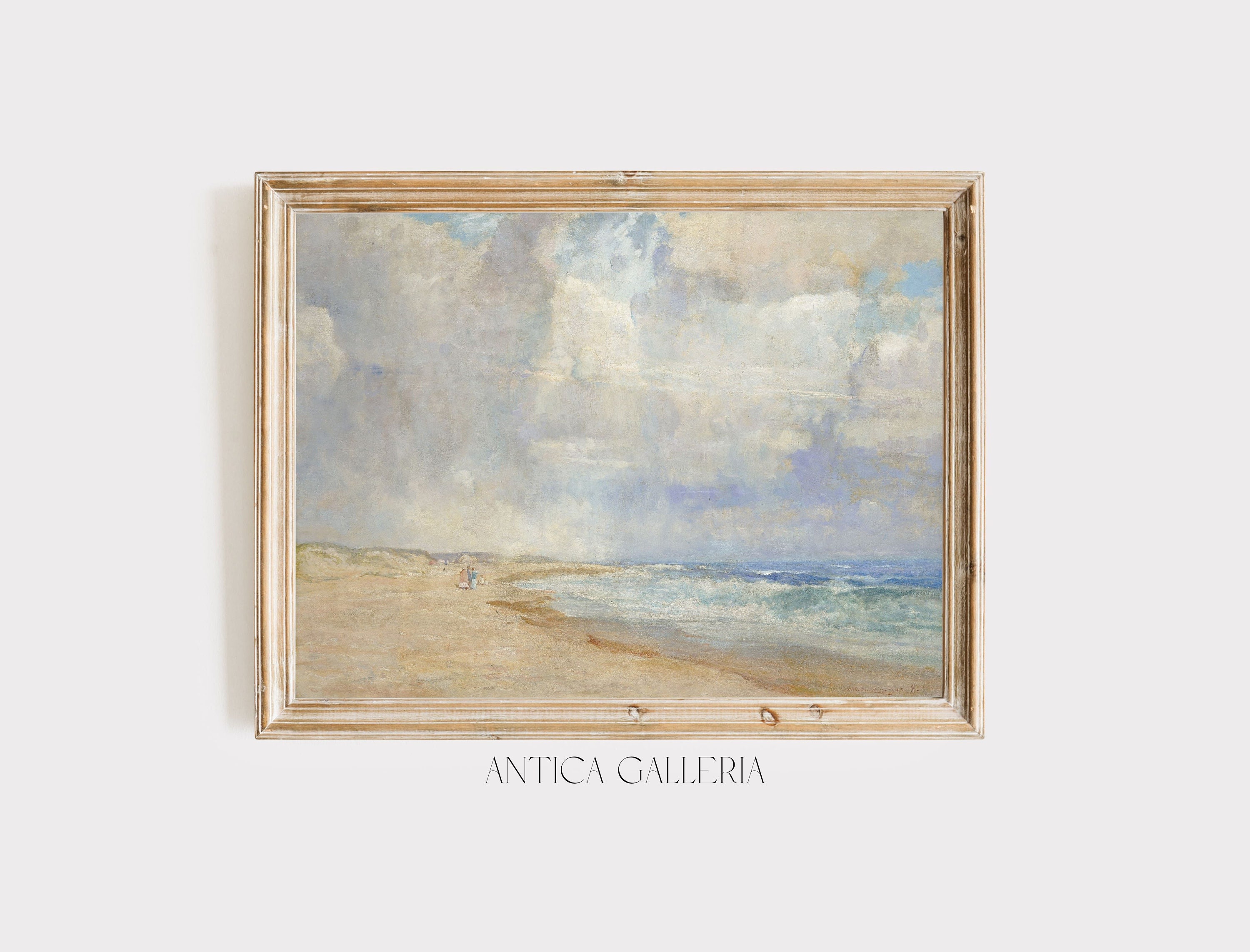 Nautical Vintage Gallery Wall SET of 10 | Coastal Painting | Antique ...