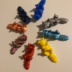 Articulated 3D Printed Kitty Keychain