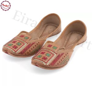 Wedding Ethinic Punjabi Bride Jutti & Fashion Indian Handmade Mojaris - EiraHandArt