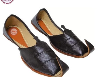 Handmade traditional  Ethnic Wedding Punjabi Jutti  | Pakistani Khussa Indian Style Rajisthani  Mojari Festive footwear