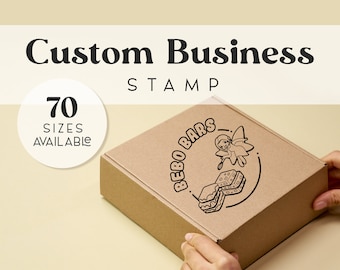 Custom Business Logo Stamp Large Custom Brand Stamp XXL Branding Stamp Your Logo Big Stamp DIY Packaging Stamp Small Business Branding
