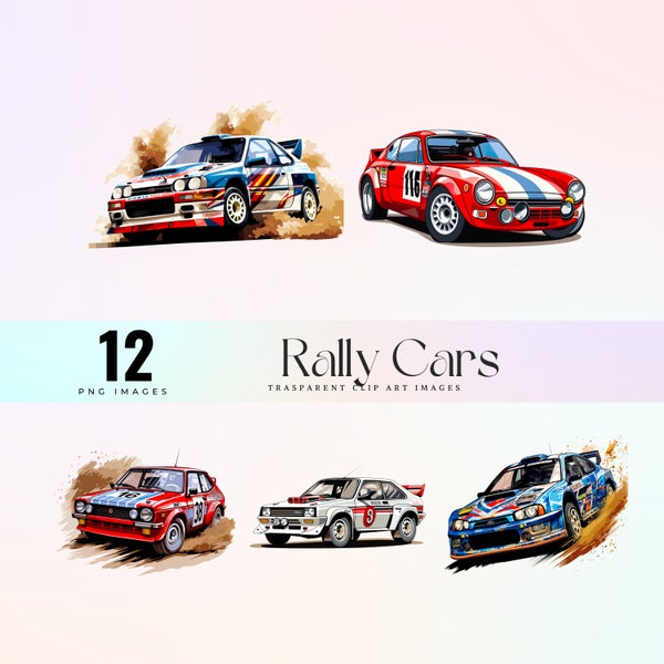 Auto da Rally clip art, funny Race vehicle illustrazione a colori  PNG, Race Car vector graphics, colored Race Rally clip art