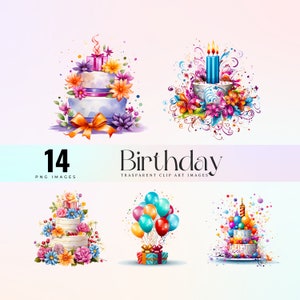fröhliche Geburtstag Clip Art, Geburtstag Party Grafiken PNG, alles Gute zum Geburtstag-Symbole Grafik Art, Kuchen Scheibe Symbole, Spaß Geburtstagskuchen Kunst 300 DPI