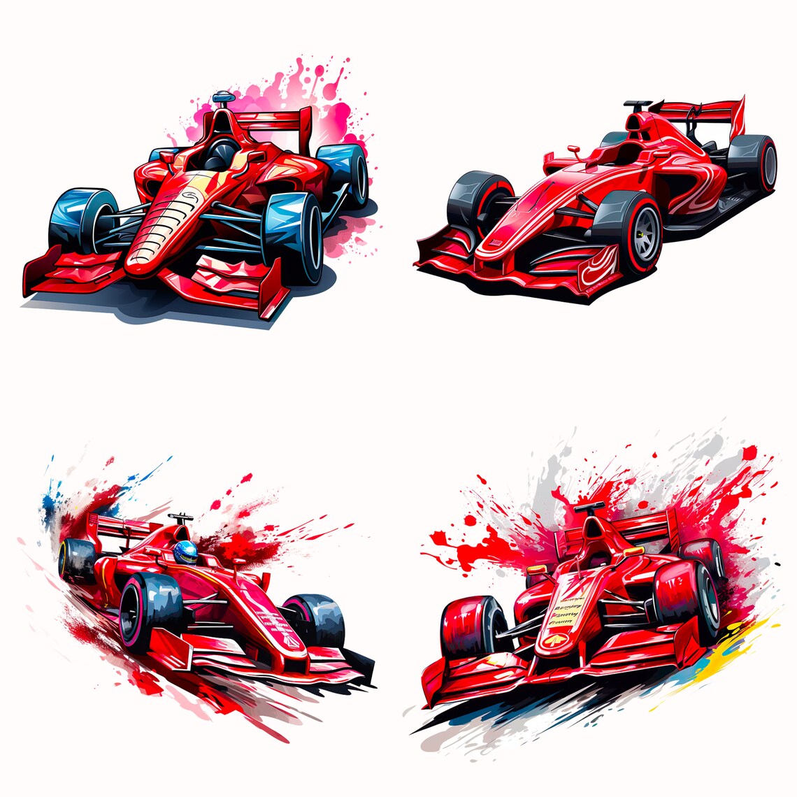 Indy Racing Graphics Red Indy Car Clip Art: Race Car Vector Graphics (PNG) - Etsy Canada