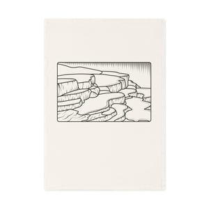 Pamukkale&#39;s Terraces Cotton Tea Towel