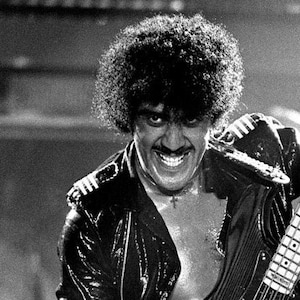 Phil Lynott of Thin Lizzy, live in Dublin