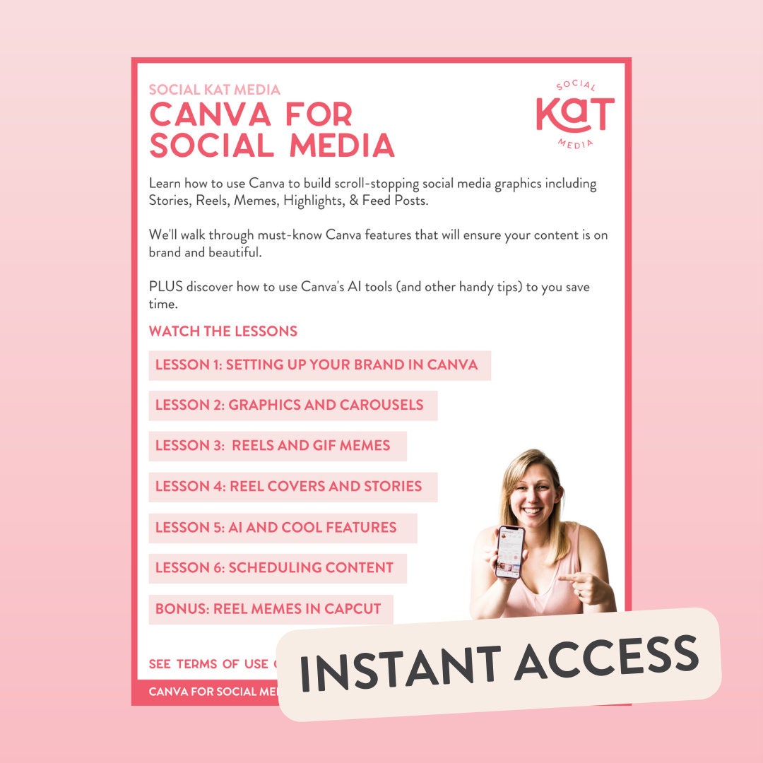 Canva video tutorial how to use canva for social media instagram