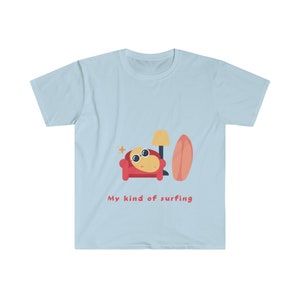 Grappige T-shirt bank surfen | Komisch T-shirt Cadeau voor op reis en thuis | Host present T-shirt | 100% katoenen product