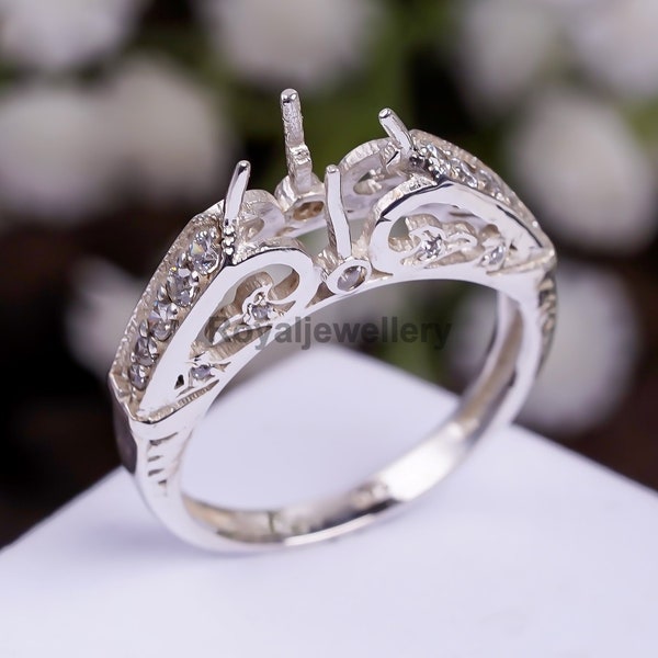 Ring Settings Without Stone Etsy