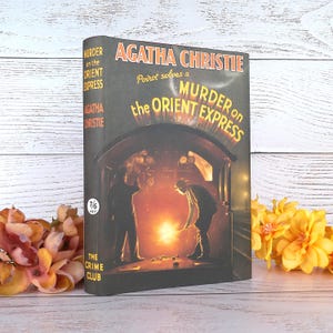 Agatha Christie, Murder on the Orient Express, Sammler-Faksimile-Hardcover-Buch, 1934 Krimi-Club-Design, Super Dust-Jacket, Poirot, neu