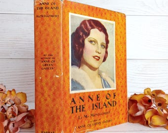 Lucy M Montgomery, Anne of the Island, 1936 Harrap U. K. Inbunden utgåva med originalskyddsomslag, "Anne", Green Gables Intresse / Bok.
