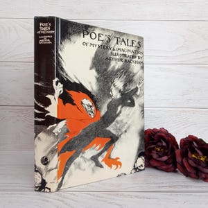 Edgar Allan Poe, Tales of Mystery & Imagination, RARE and Fabulous Harrap 1978 Edition, Rackham Illustrated, Gift Worthy Book, Original DJ