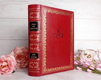 Jane Austen, Pride and Prejudice, STUNNING Collector's Edition, Easton Press 1996, Red Leather, Gilt Edges, Brock Illustrated, As New Book